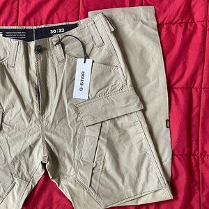 NWT G-STAR ORIGINALS RAW DENIM CARGO PANTS SZ 30